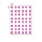 Nevs 1/4" Color Coding Dots Magenta - Sheet Form DOT-14M Magenta - alternate 2